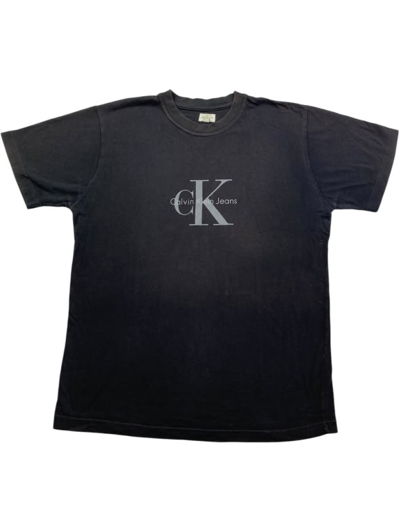 CALVIN KLEIN JEANS T-shirt Big Logo Nero Unisex M