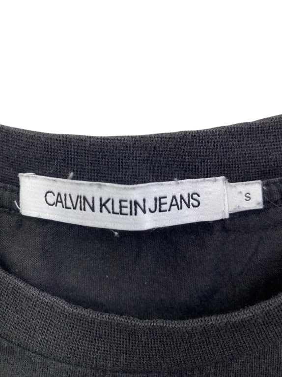 CALVIN KLEIN JEANS T-SHIRT CASUAL LOGO ΜΑΥΡΟ ΓΥΝΑΙΚΕΙΟ S