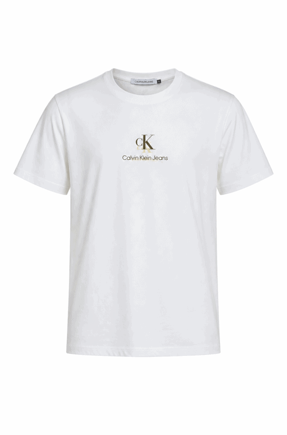 CALVIN KLEIN JEANS TSHIRT MINIMAL BIANCO UOMO PRE OWNED M