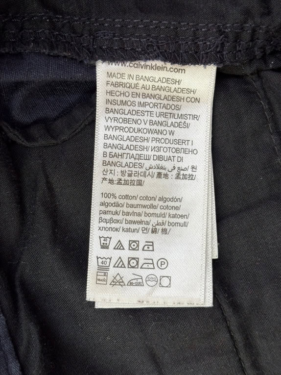 CALVIN KLEIN JEANS CARGO SHORTS UTILITY NAVY MENS PRE OWNED XXL