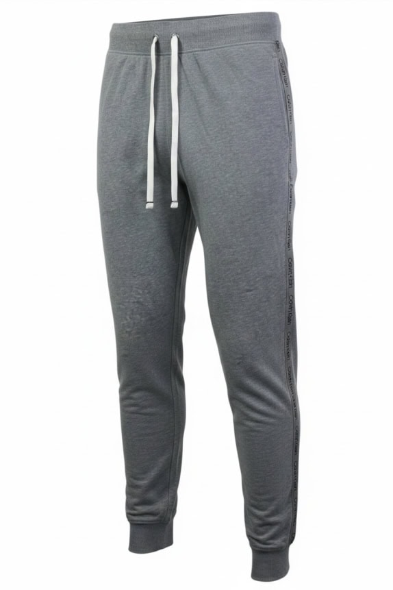 CALVIN KLEIN JOGGER PANTS MINIMAL GRIGIO UNISEX PRE OWNED XS/S