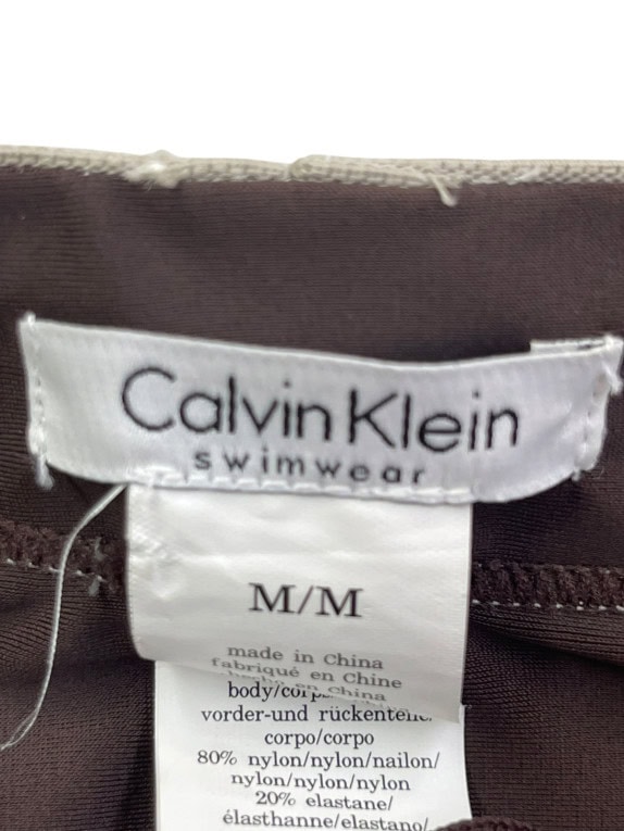 CALVIN KLEIN SLIP MINIMAL BROWN MEN PRE OWNED M