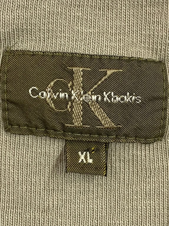 CALVIN KLEIN Maglia a maniche lunghe kaki UNISEX XL