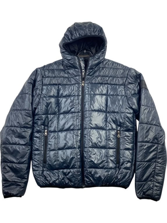 CALVIN KLEIN ΜΠΟΥΦΑΝ PADDED ΜΠΛΕ ΑΝΔΡΙΚΟ L