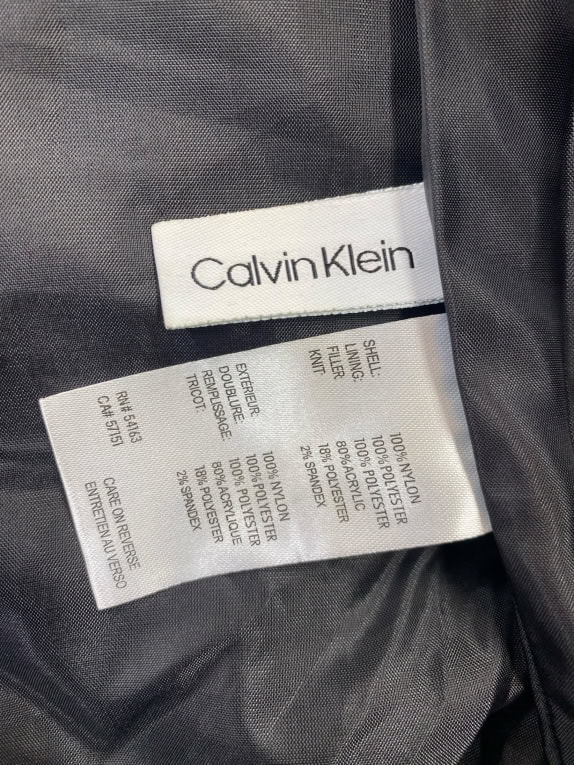 CALVIN KLEIN ΜΠΟΥΦΑΝ PADDED ΜΠΛΕ ΑΝΔΡΙΚΟ L