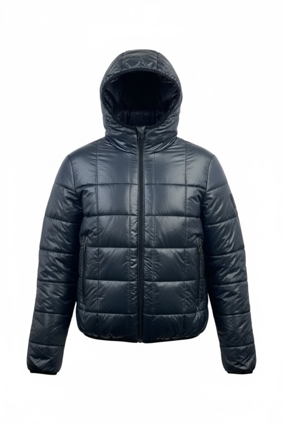 CALVIN KLEIN ΜΠΟΥΦΑΝ PADDED ΜΠΛΕ ΑΝΔΡΙΚΟ L
