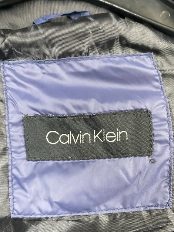 Calvin Klein Μπουφάν Puffer Casual Λογότυπο Μπλε Σκούρο Ανδρικό S