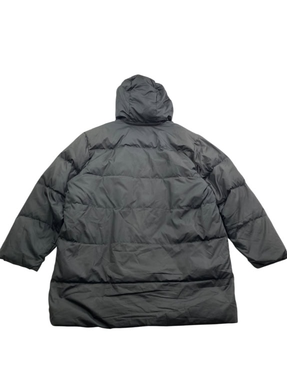 Calvin Klein Μπουφάν Puffer Parka Casual Λογότυπο Μαύρο/Σκούρο Γκρι Ανδρικό XL