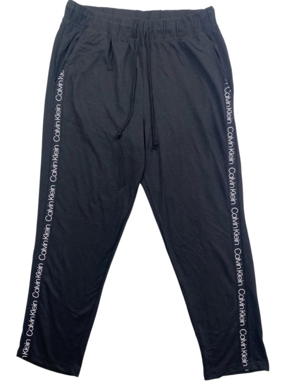CALVIN KLEIN ΠΑΝΤΕΛΟΝΙ ΦΟΡΜΑ LOGO TAPE ΜΑΥΡΟ ΑΝΔΡΙΚΟ L