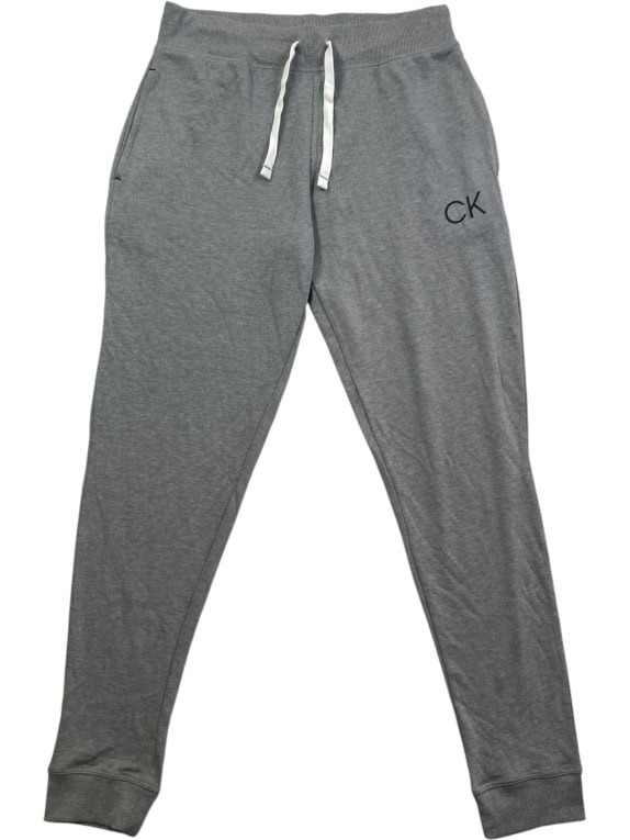 Calvin Klein Παντελόνι Φόρμας Casual Logo Γκρι Unisex S