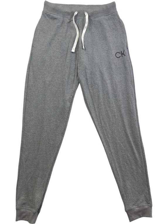 Calvin Klein Παντελόνι Φόρμας Casual Logo Γκρι Unisex S