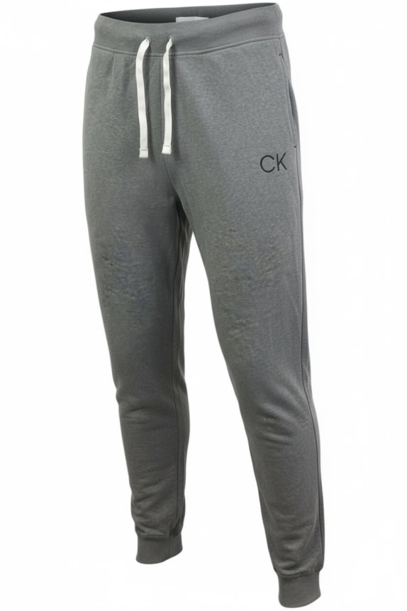 Calvin Klein Παντελόνι Φόρμας Casual Logo Γκρι Unisex S