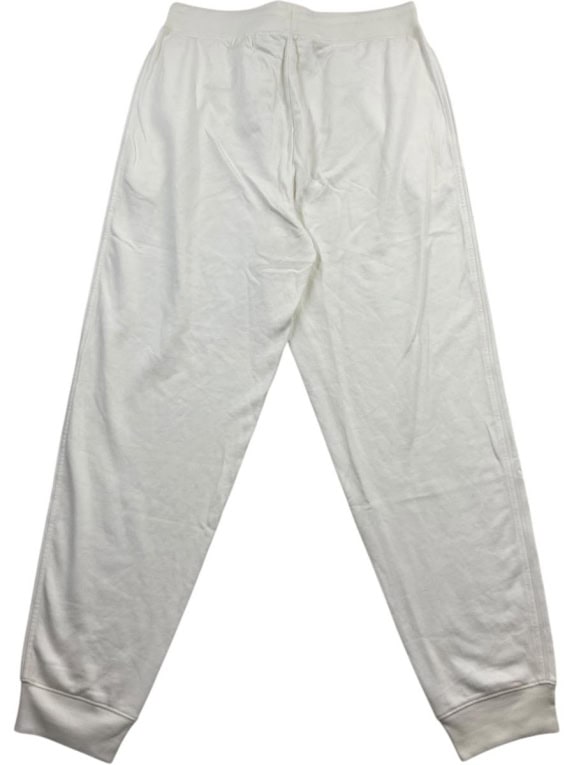 CALVIN KLEIN Pantaloni jogger della tuta con logo ricamato off-white da uomo XL