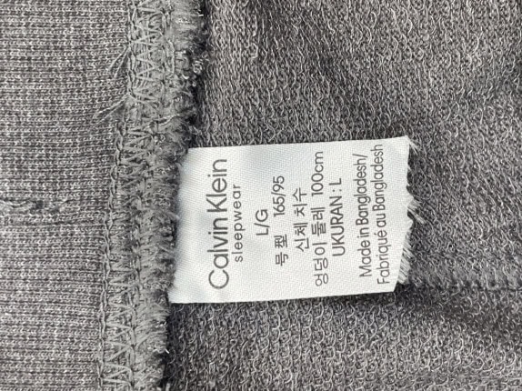 CALVIN KLEIN ΠΑΝΤΕΛΟΝΙ ΦΟΡΜΑΣ MINIMAL ΓΚΡΙ ΑΝΤΡΙΚΟ PRE OWNED L