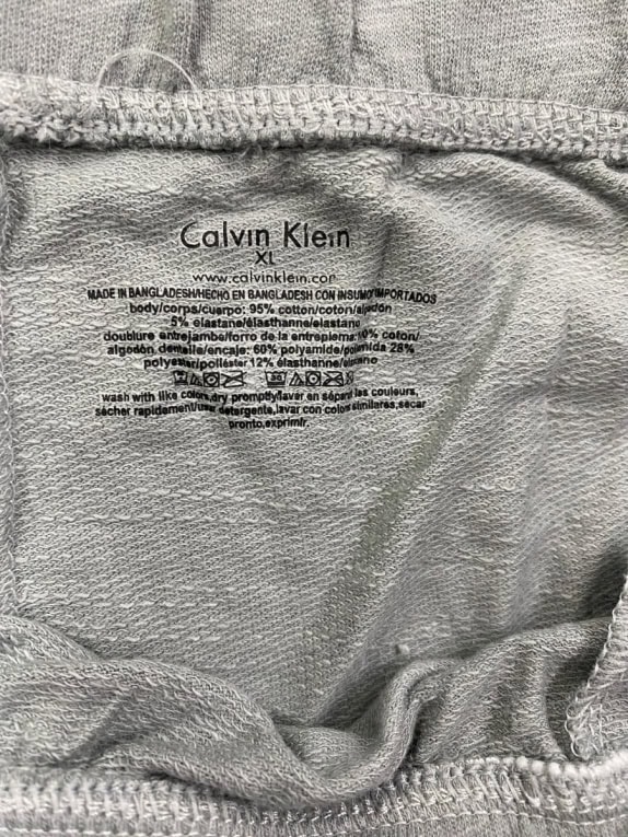 CALVIN KLEIN ΠΑΝΤΕΛΟΝΙ ΦΟΡΜΑΣ SIDE LOGO ΤΑΙΝΙΑ ΓΚΡΙ ΑΝΔΡΙΚΟ XL