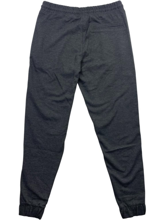 CALVIN KLEIN Παντελόνι Φόρμας Slim Fit Zip Pockets Σκούρο Γκρι Ανδρικό M
