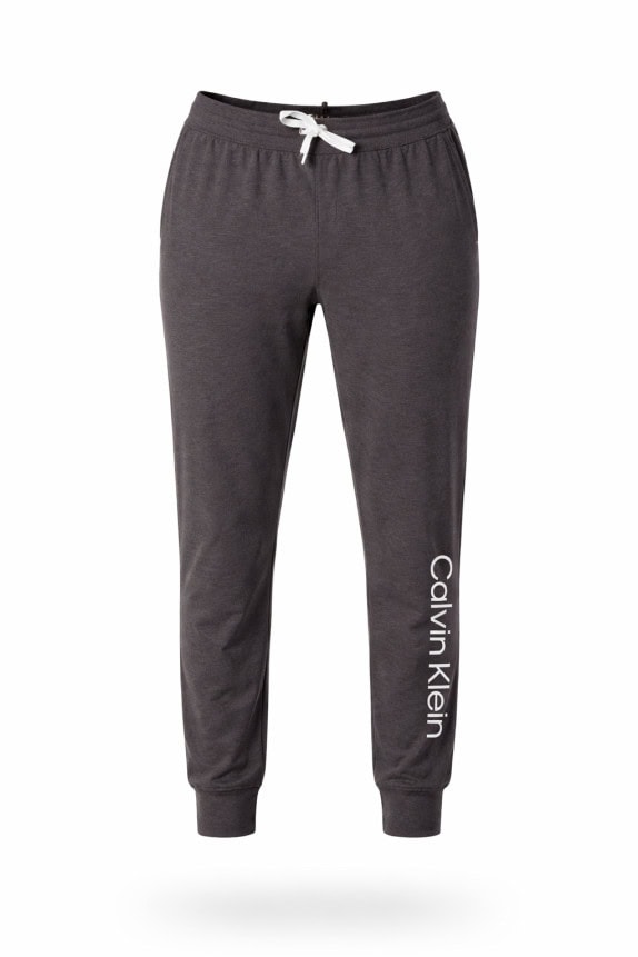 CALVIN KLEIN PANTALONI JOGGER MINIMAL CHARCOAL UOMO PRE OWNED L