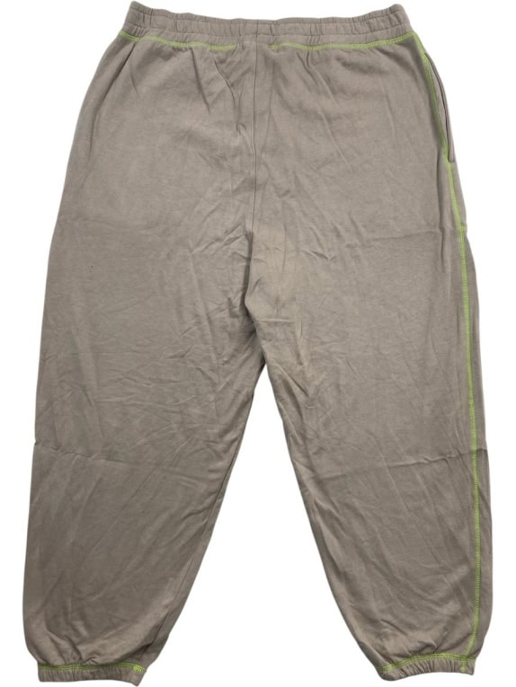 CALVIN KLEIN Pantaloni Jogger con logo e cuciture neon beige da uomo L