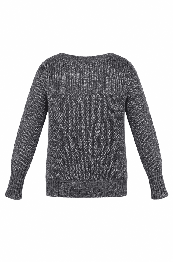 CALVIN KLEIN 90s KNIT SWEATER MINIMAL GREY WOMEN PRE OWNED S