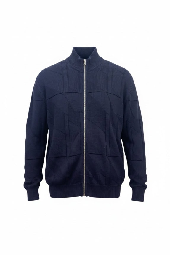 CALVIN KLEIN ΠΛΕΚΤΗ ΖΑΚΕΤΑ MINIMAL NAVY ΑΝΤΡΙΚΟ PRE OWNED XL