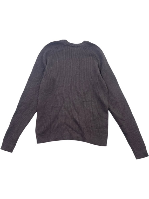 CALVIN KLEIN MAGLIONE IN MAGLIA MINIMAL GRIGIO ANTRACITE UOMO PRE OWNED L
