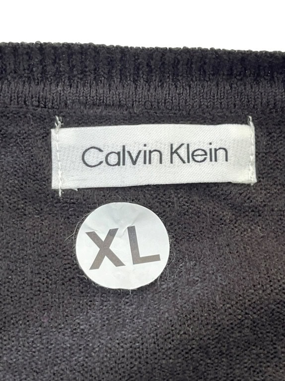 CALVIN KLEIN MAGLIONE GIROCOLLO MINIMAL NERO UOMO PRE OWNED XL