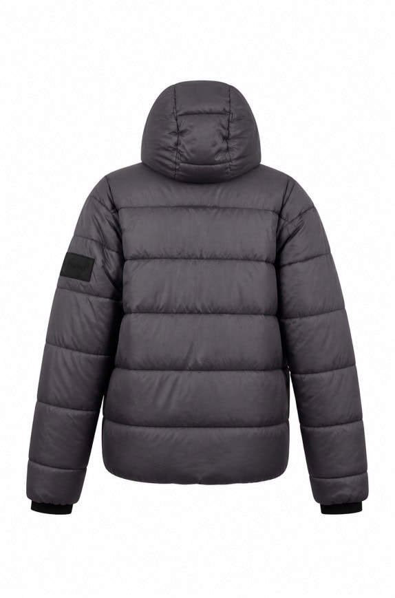CALVIN KLEIN PUFFER JACKET MINIMAL ΓΚΡΙ ΑΝΤΡΙΚΟ PRE OWNED L