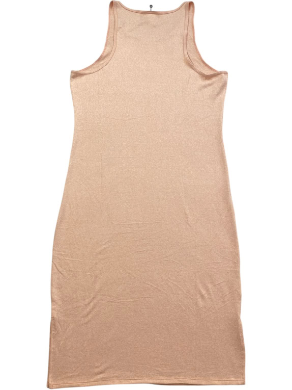 Calvin Klein Sleepwear Φόρεμα Νυχτικό Ροζ-Μπεζ Γυναικείο L