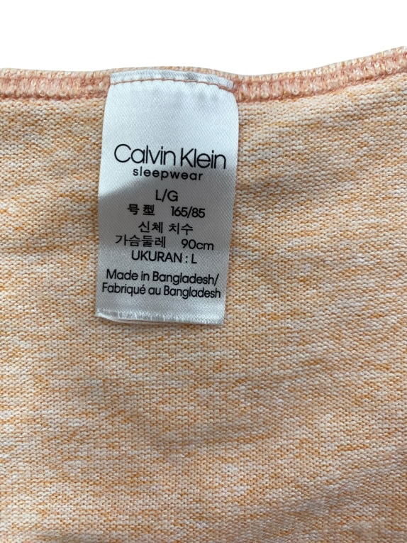 Calvin Klein Sleepwear Φόρεμα Νυχτικό Ροζ-Μπεζ Γυναικείο L