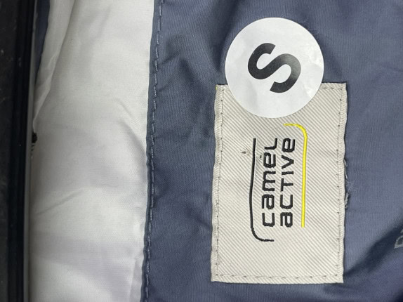 CAMEL ACTIVE VEST MINIMAL BLUE GREY MEN PRE OWNED S