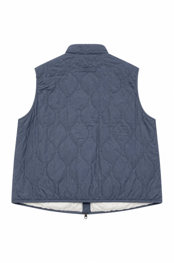 CAMEL ACTIVE VEST MINIMAL BLUE GREY MEN PRE OWNED S