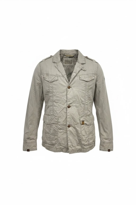 CAMEL ACTIVE JACKET BLAZER STYLE BEIGE UNISEX L