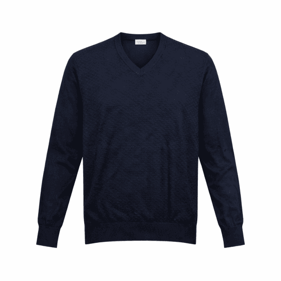CAMEL ACTIVE Knit Pullover V-Neck Casual Dark Blue Men’s XL