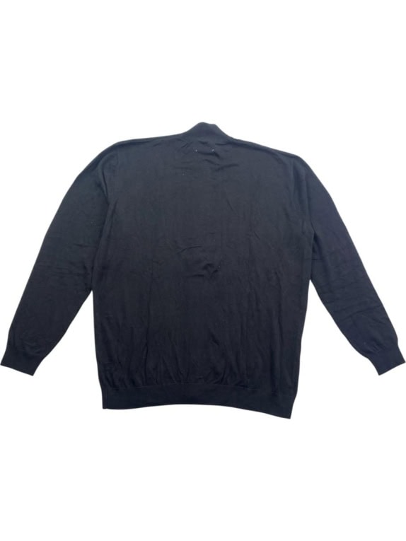 CAMEL ACTIVE Cardigan lavorato a maglia minimal nero da uomo XXL