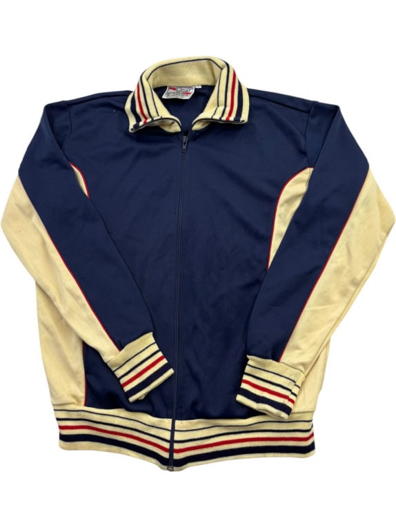 CAMPUSPORT TRACK JACKET RETRO NAVY ΚΡΕΜ ΑΝΤΡΙΚΟ PRE OWNED L