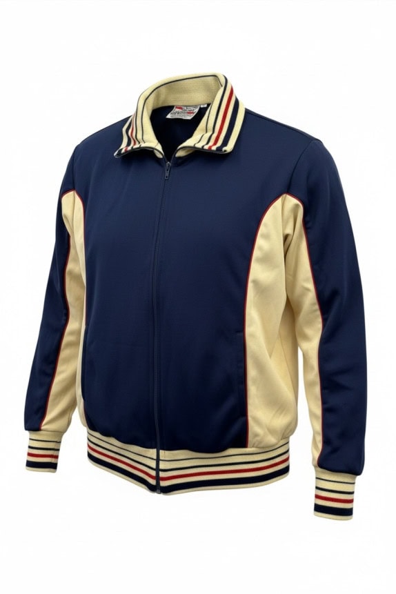 CAMPUSPORT TRACK JACKET RETRO NAVY CREMA UOMO PRE OWNED L
