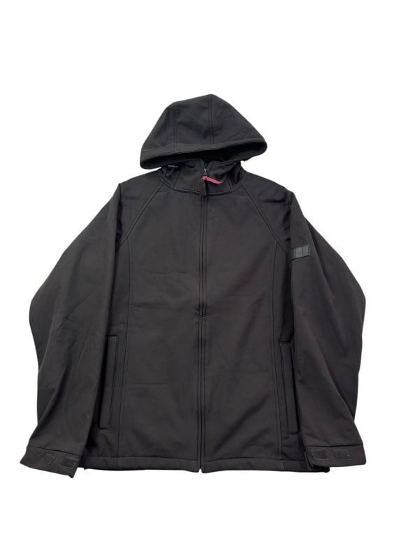 CANADIAN PEAK SOFTSHELL JACKET MINIMAL BLACK WOMEN PRE OWNED M