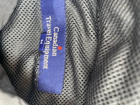 CANADIAN TRAVEL EQUIPMENT Men's Shirt with Logo Grey M