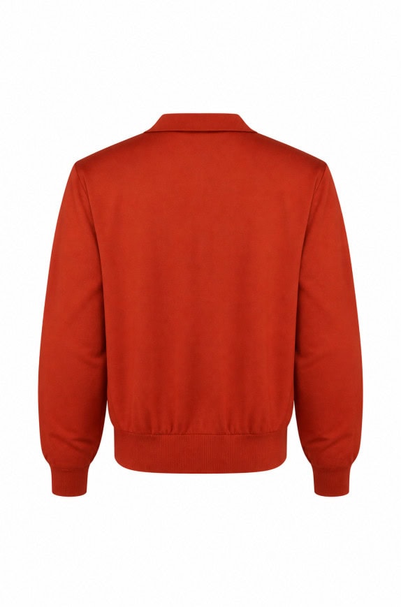 CAMEL ACTIVE POLO COLLAR PULLOVER RED MEN PRE OWNED M