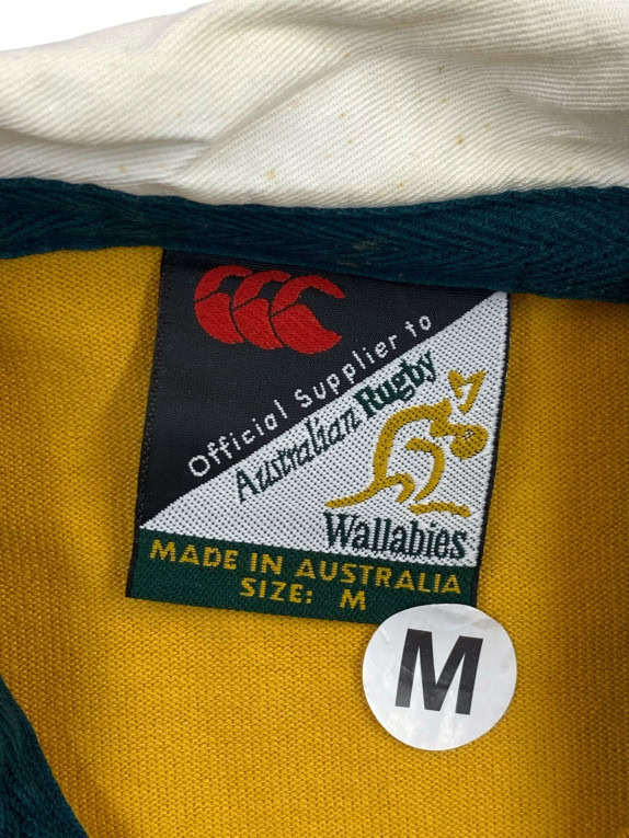 CANTERBURY ΦΑΝΕΛΑ ΡΑΓΚΜΠΙ RETRO SPORTSWEAR ΧΡΥΣΗ ΑΝΤΡΙΚΟ PRE OWNED M