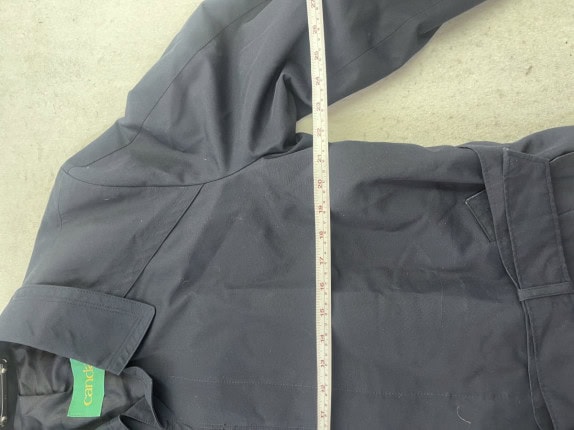 Y2K CANDA ΠΑΛΤΟ ΜΕ ΖΩΝΗ MINIMAL ΜΑΥΡΟ ΑΝΤΡΙΚΟ PRE OWNED XL