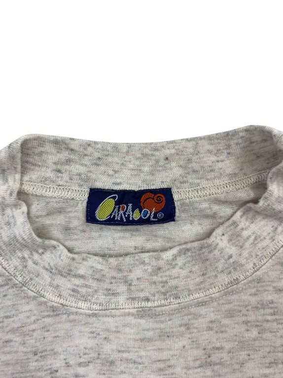 CARACOL T-SHIRT VINTAGE "CARIBBEAN CLASSIC" CUBA PRINT ΓΚΡΙ MELANGE UNISEX L/XL