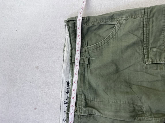 SHORTS CARGO MILITARY OLIVA UOMO PRE OWNED 4XL