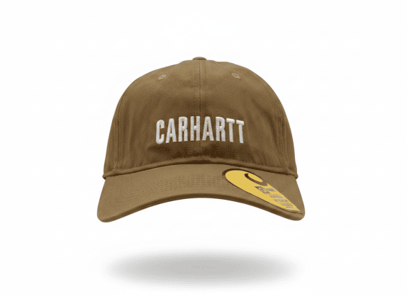 CARHARTT CAP SPELL OUT BROWN UNISEX PRE OWNED