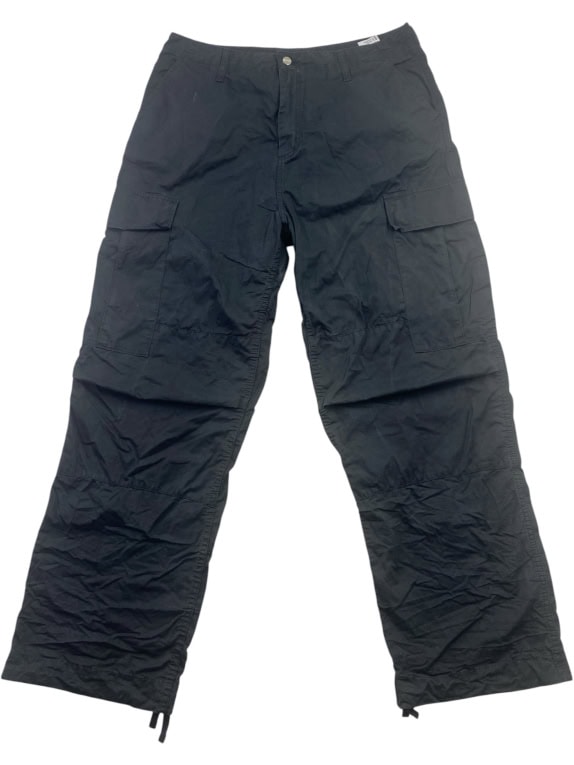 Carhartt Cargo Παντελόνι Workwear Logo Μαύρο Ανδρικό XL
