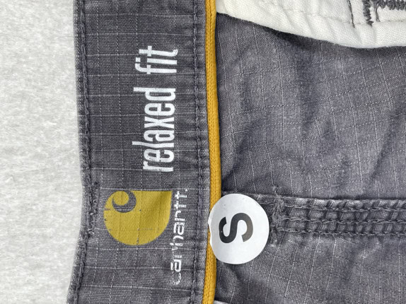 CARHARTT CARGO PANTS UTILITY ΓΚΡΙ UNISEX PRE OWNED S