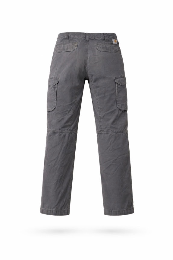 CARHARTT CARGO PANTS UTILITY ΓΚΡΙ UNISEX PRE OWNED S