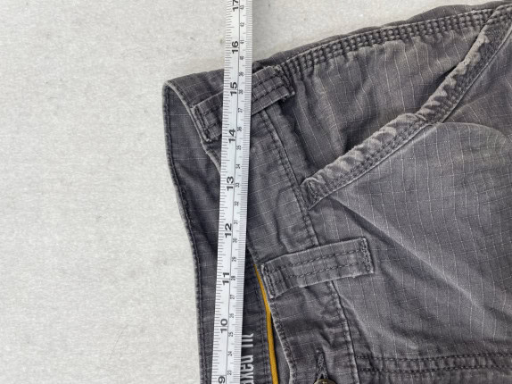 CARHARTT CARGO PANTS UTILITY ΓΚΡΙ UNISEX PRE OWNED S