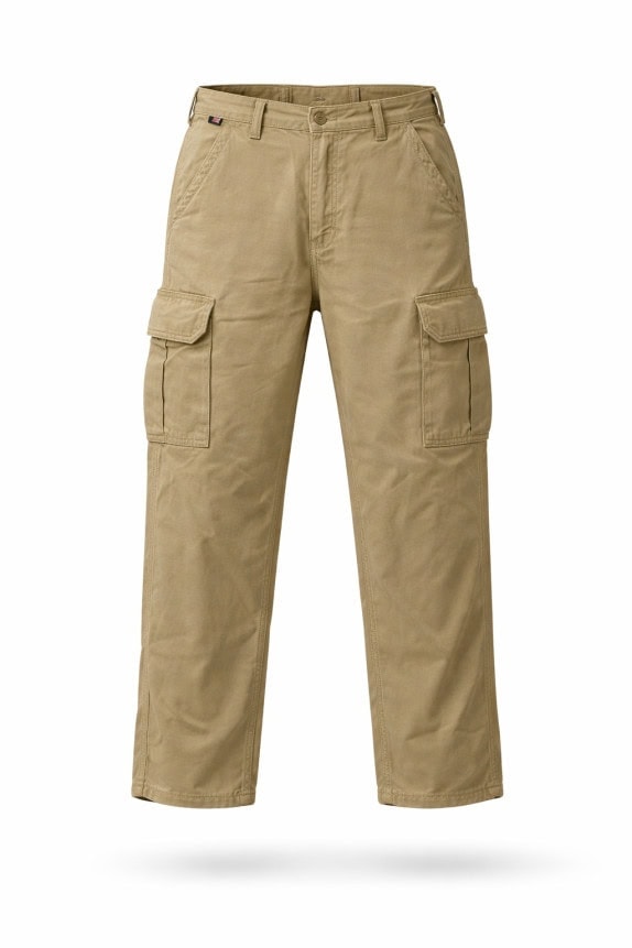 CARHARTT CARGO PANTS WORKWEAR BEIGE ΑΝΤΡΙΚΟ PRE OWNED L