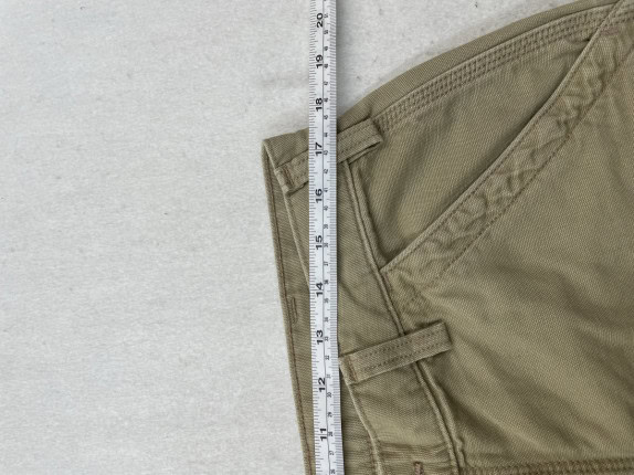 CARHARTT CARGO PANTS WORKWEAR BEIGE UOMO PRE OWNED L